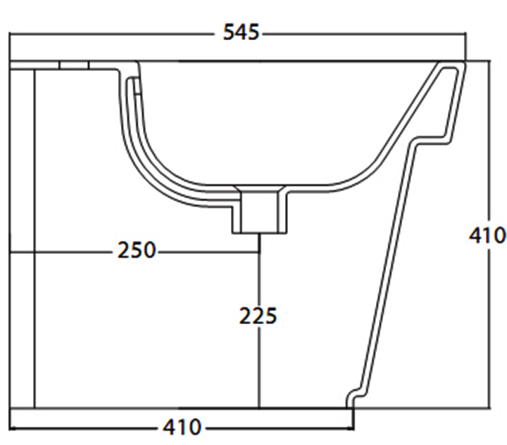Bản vẽ kỹ thuật Bồn tiểu Nữ Viglacera VB50 Bản vẽ kỹ thuật Bồn tiểu Nữ Viglacera VB50