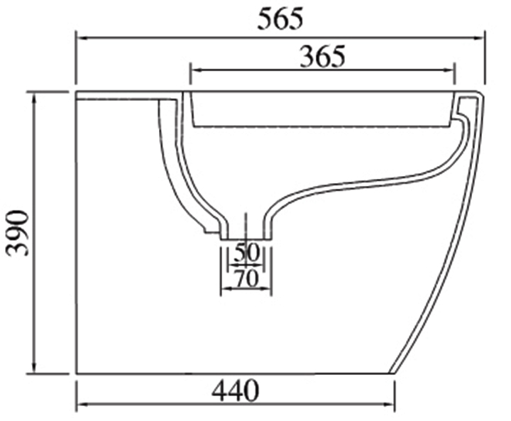 Bản vẽ kỹ thuật Bồn tiểu Nữ Viglacera VB51 Bản vẽ kỹ thuật Bồn tiểu Nữ Viglacera VB51