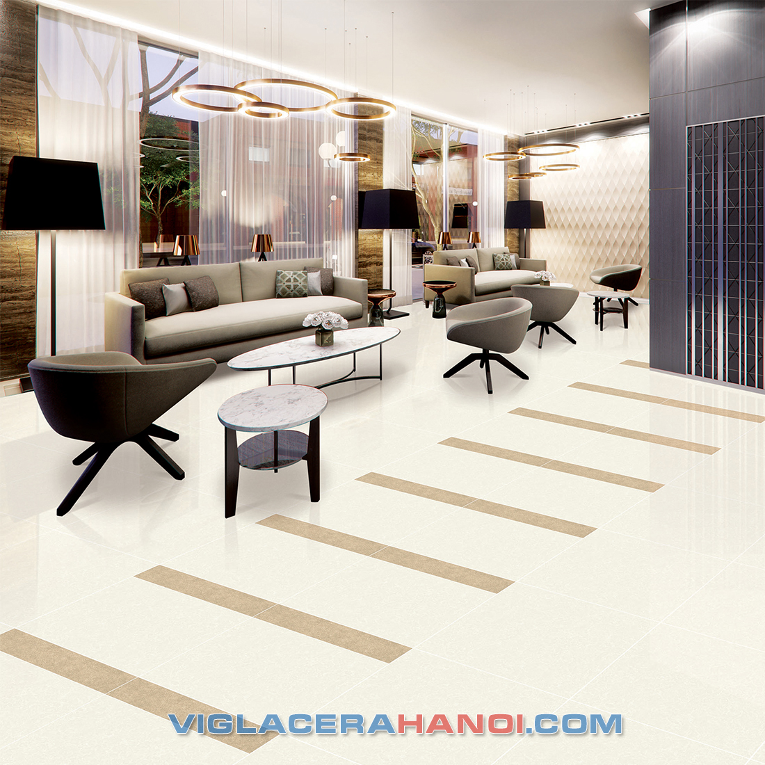 Phối cảnh Gạch lát nền Viglacera KT603 (60x60cm) Phối cảnh Gạch lát nền Viglacera KT603 (60x60cm)