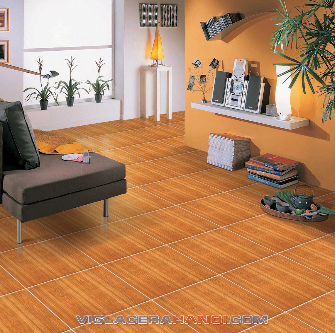 Phối cảnh Gạch lát nền Viglacera GM505 (50x50cm) Phối cảnh Gạch lát nền Viglacera GM505 (50x50cm)