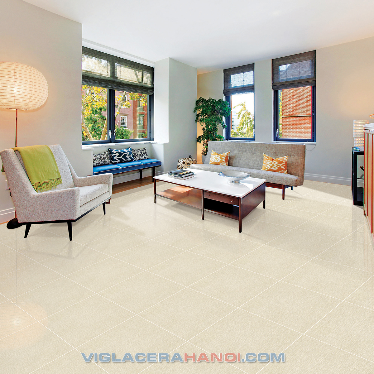 Phối cảnh Gạch lát nền Viglacera VM532 (50x50cm) Phối cảnh Gạch lát nền Viglacera VM532 (50x50cm)