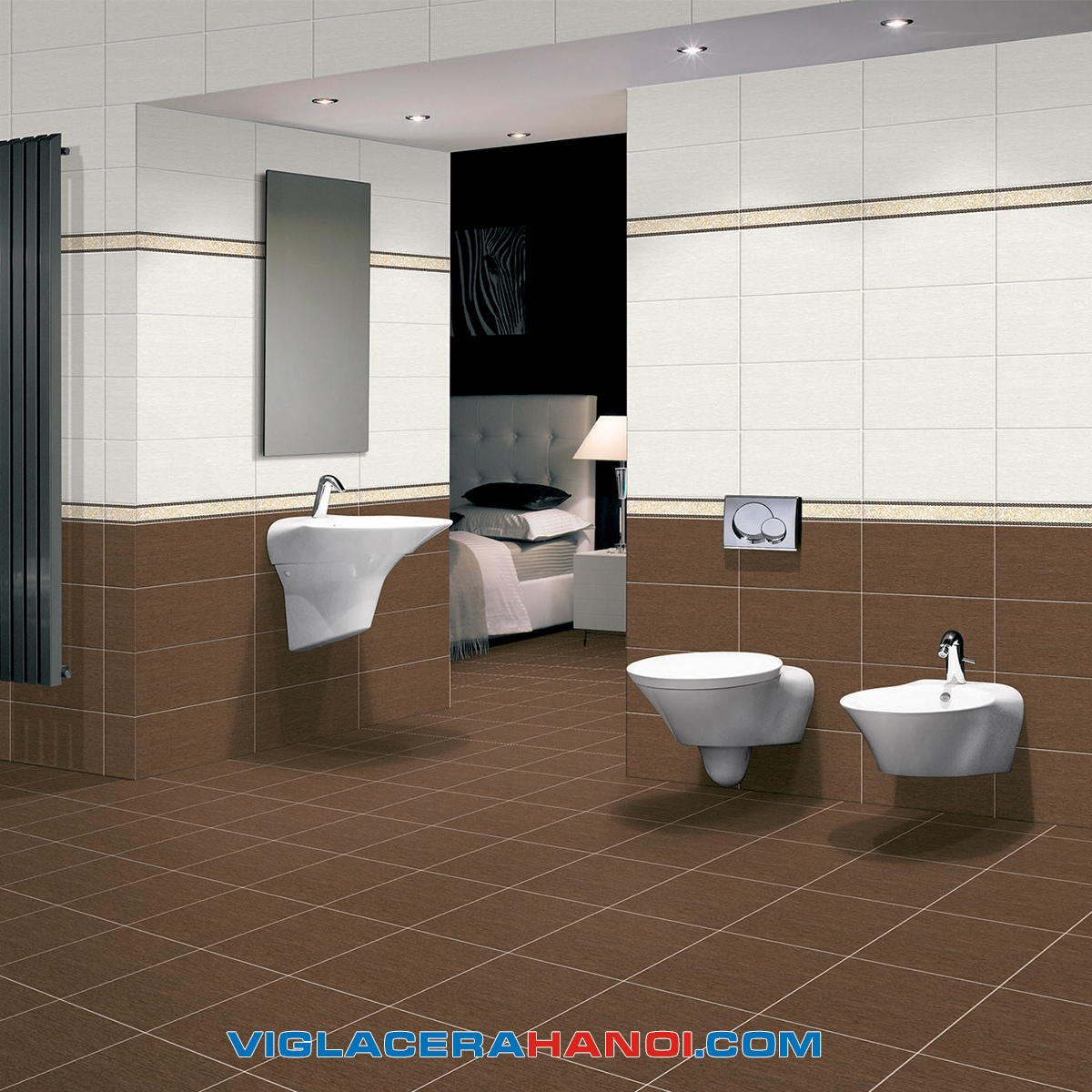 Phối cảnh Gạch ốp tường Viglacera F3623 (30 x 60 cm) Phối cảnh Gạch ốp tường Viglacera F3623 (30 x 60 cm)