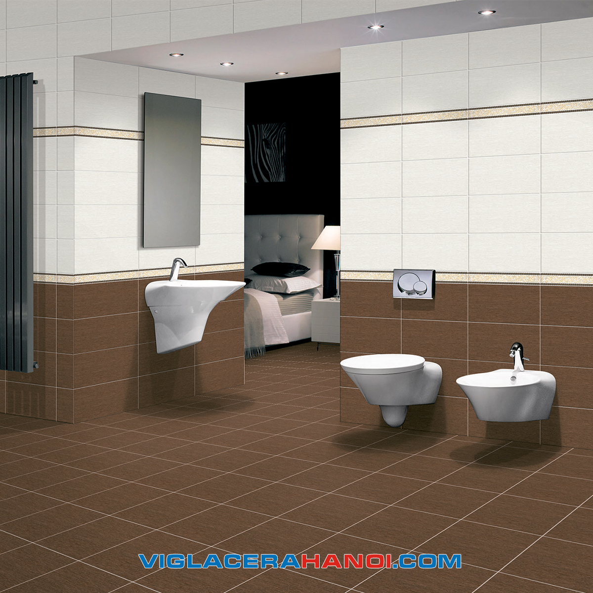 Phối cảnh Gạch ốp tường Viglacera F3626 (30 x 60 cm) Phối cảnh Gạch ốp tường Viglacera F3626 (30 x 60 cm)
