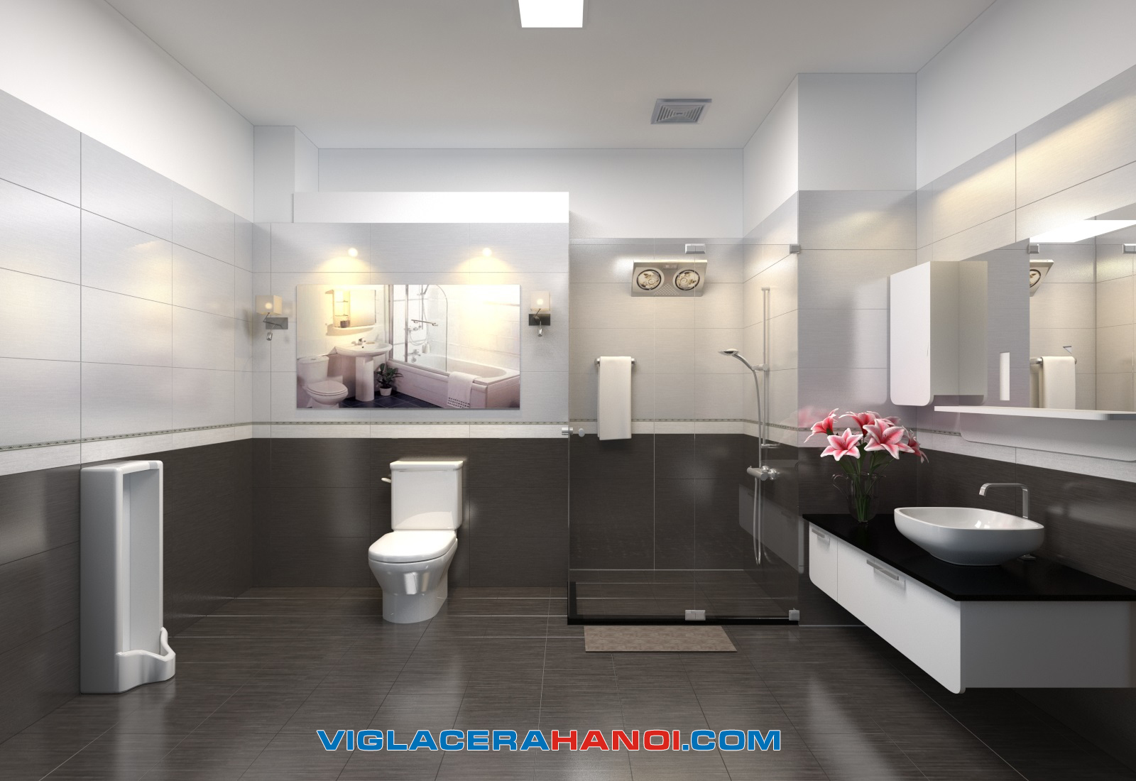 Phối cảnh Gạch ốp tường Viglacera F3626 (30 x 60 cm) Phối cảnh Gạch ốp tường Viglacera F3626 (30 x 60 cm)