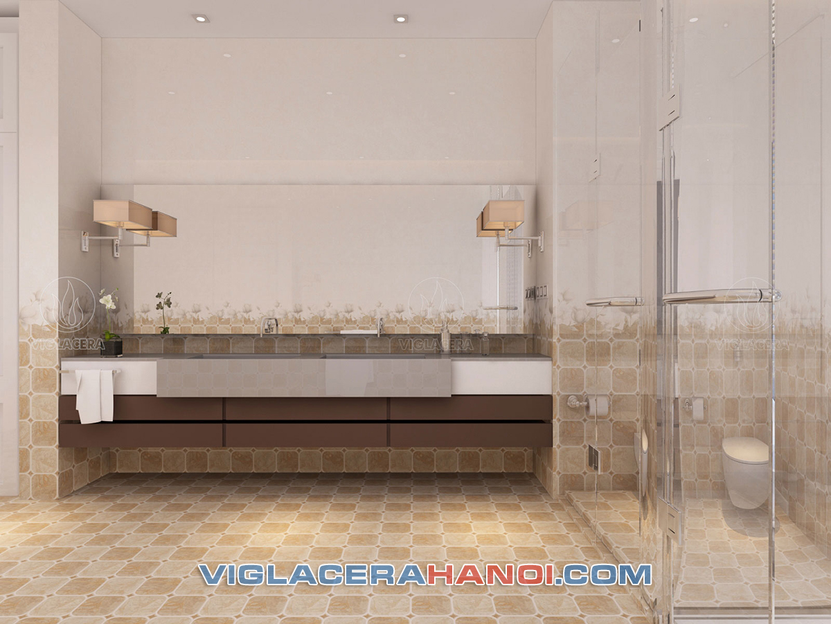 Phối cảnh Gạch ốp tường Viglacera UB3601 Phối cảnh Gạch ốp tường Viglacera UB3601