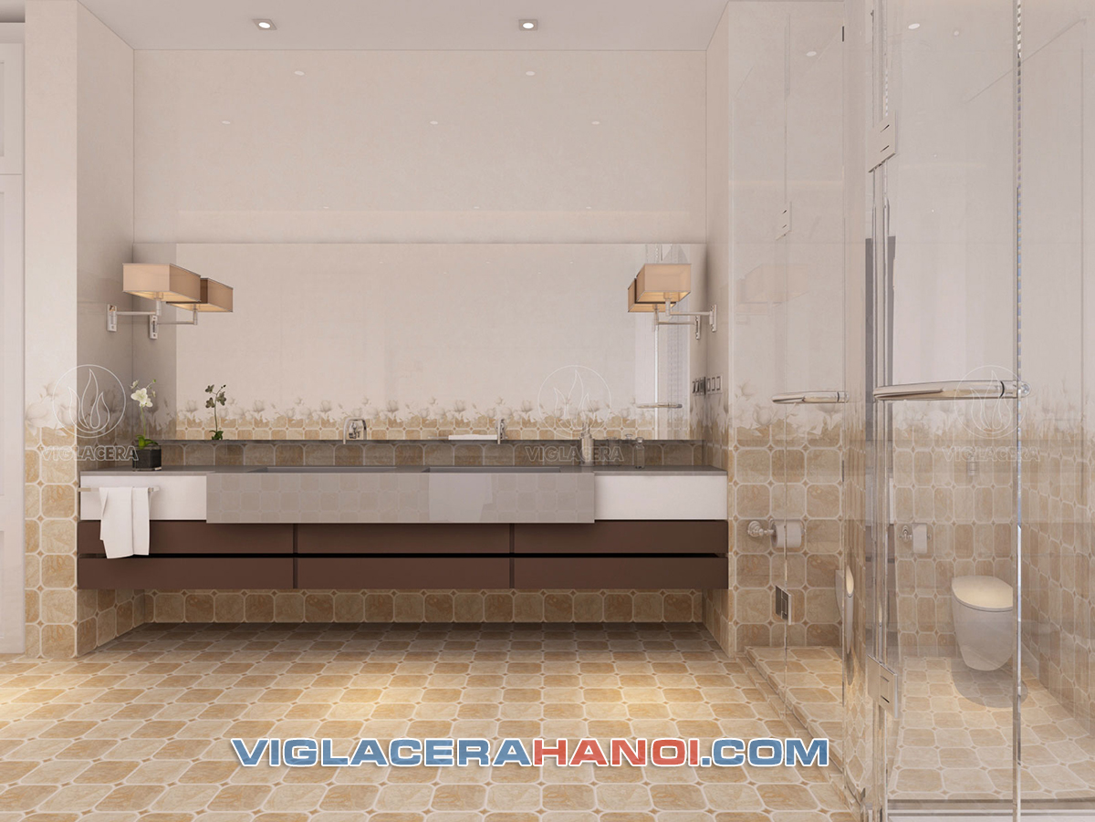 Phối cảnh Gạch ốp tường Viglacera UB3602 Phối cảnh Gạch ốp tường Viglacera UB3602