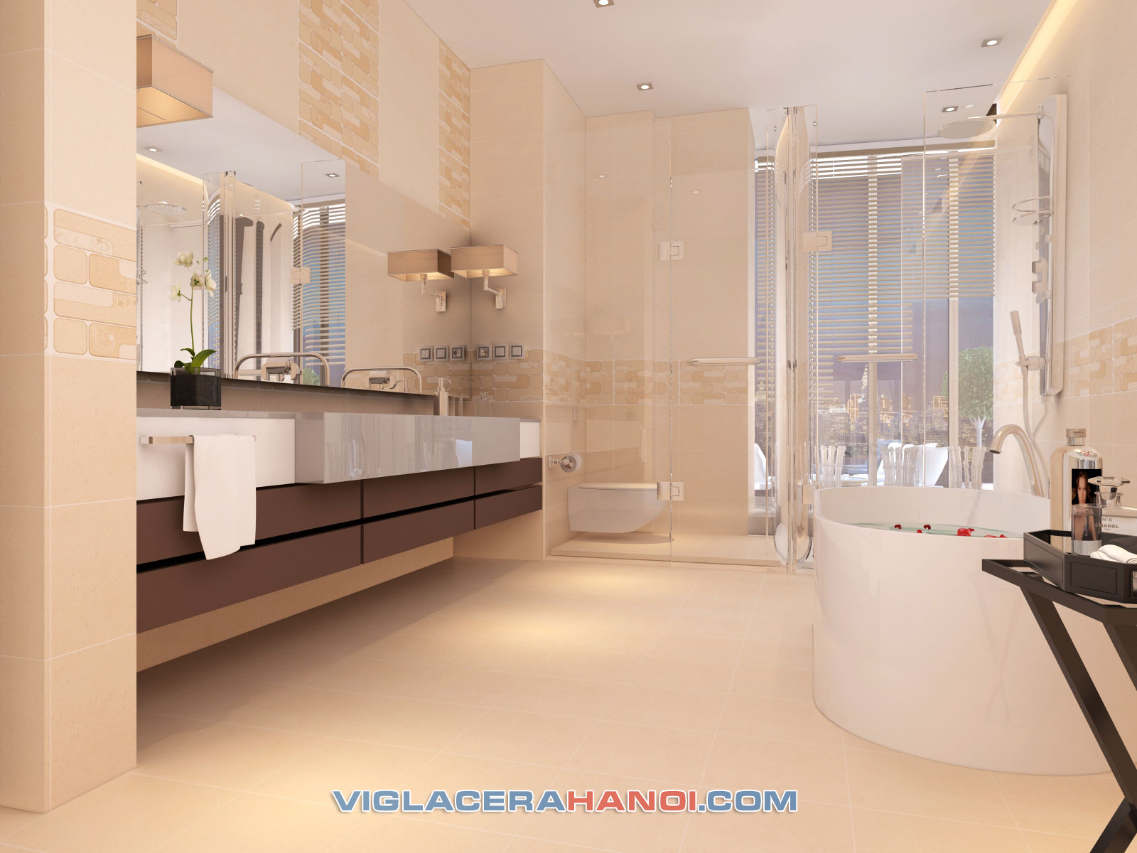 Phối cảnh Gạch ốp tường Viglacera UM3605 (30 x 60 cm) Phối cảnh Gạch ốp tường Viglacera UM3605 (30 x 60 cm)