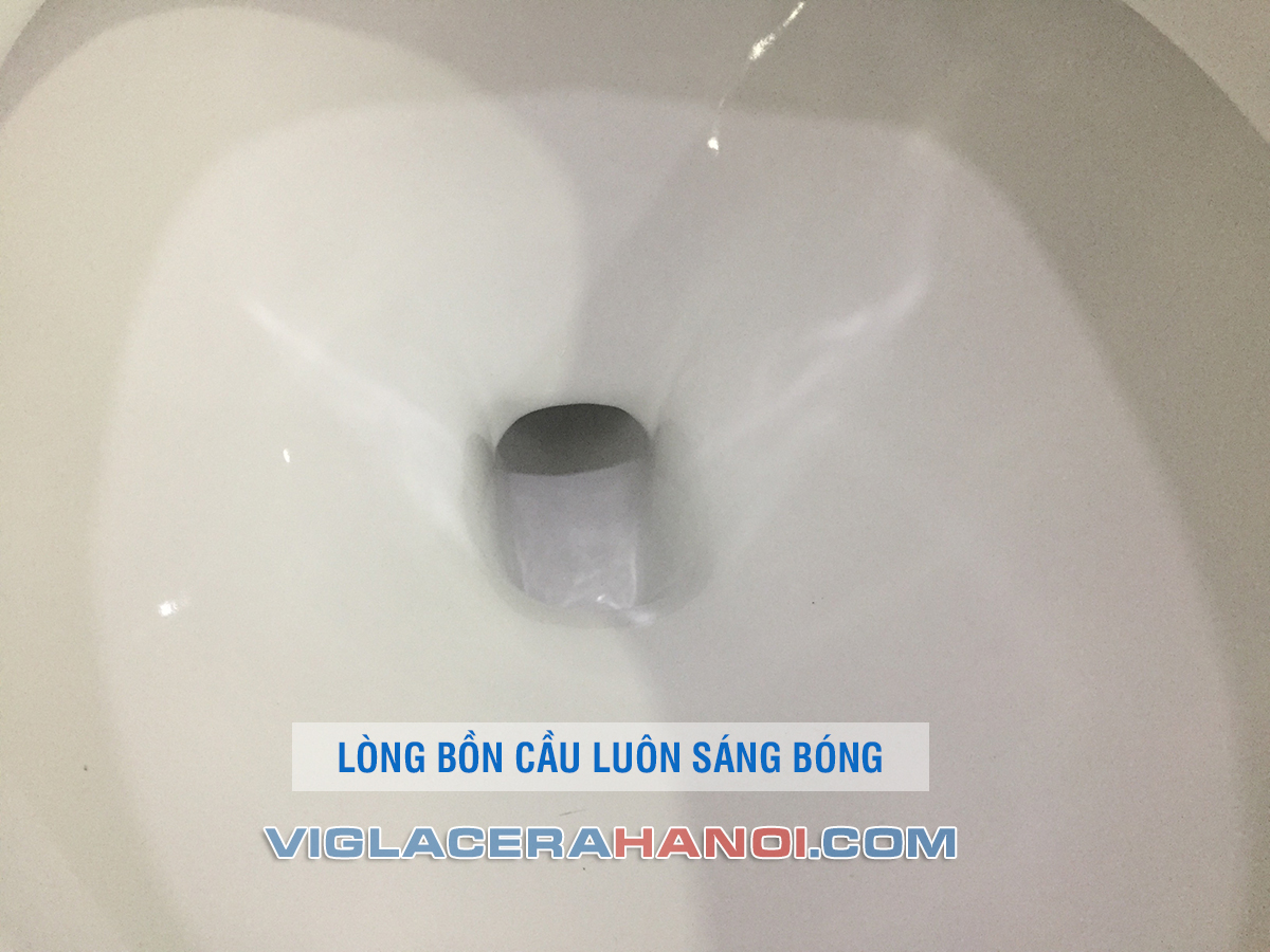 Bồn cầu Vigalcera luôn sáng bóng Bồn cầu Vigalcera luôn sáng bóng