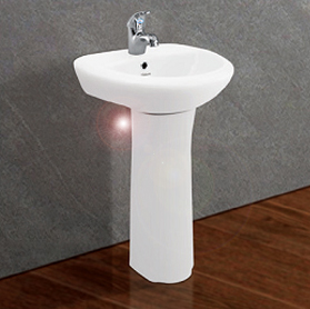 Chậu rửa mặt và chân dài Viglacera trẻ em BS418