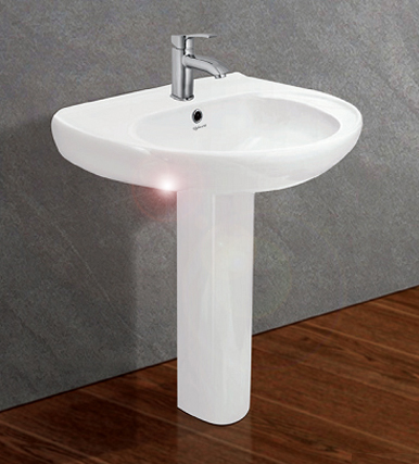 Chậu rửa mặt Viglacera và chân chậu VI2