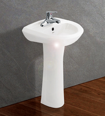 Chậu rửa mặt và chân dài Viglacera VTL2 