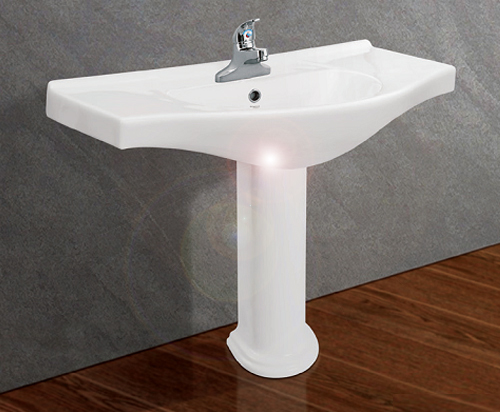 Chậu rửa mặt Viglacera VU9 +  chân chậu V02.5