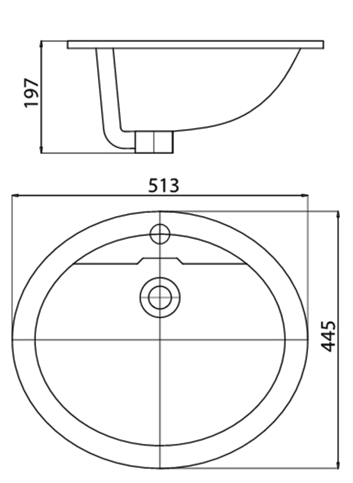 Bản vẽ kỹ thuật Chậu rửa mặt đặt âm bàn Viglacera CD1 Bản vẽ kỹ thuật Chậu rửa mặt đặt âm bàn Viglacera CD1